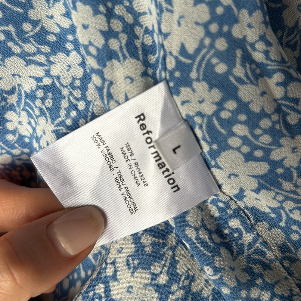 Reformation orangerie mini dress sz L - Picture 6 of 9